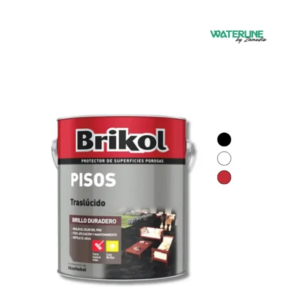 Brikol Pisos Incoloro-Rojo-Negro