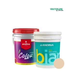 Andina Latex Acrilico Bianca Ext-Int Beige x 1 Litro