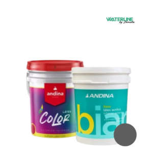 Andina Latex Acrilico Bianca Ext-Int Gris Cemento x 1 Litro