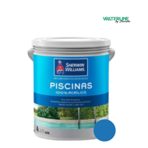 Sherwin Williams Esm al Agua Piscinas Azul Mediterraneo x 3.6 Litros