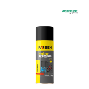 Farben Spray Color Pintura en Aerosol x 400 Ml. Negro Alta Temperatura