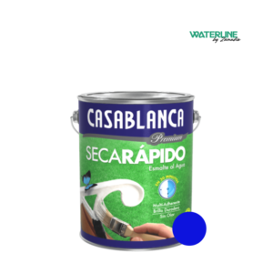 Casablanca Esmalte al Agua Brillante Azul x 1 Litro