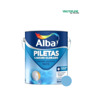 Alba Pileta Caucho Celeste x 4 Litros