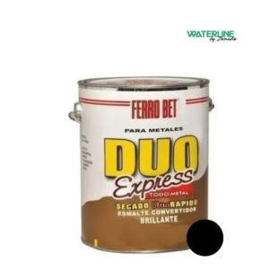 Ferrobet Duo Express Secado Rapido Negro x 1 Litro