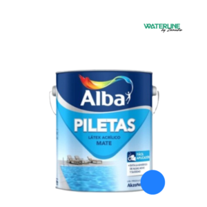 Alba Pileta Agua Celeste Profundo x 4 Litros