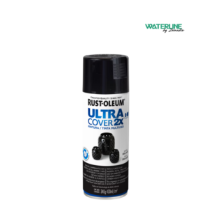 Rust Oleum Aerosol Negro Brillante x 340 grs.
