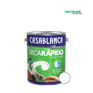 Casablanca Esmalte al Agua Brillante Blanco  x 4 Litros