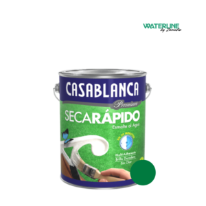Casablanca Esmalte al Agua Brillante Verde Ingles x 4 Litros