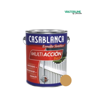 Casablanca Esmalte Sintetico Mult 3 en 1 Brillante Beige x 0.50 Litros