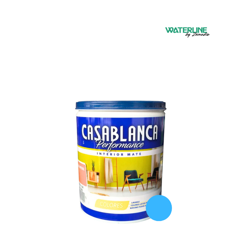Casablanca Performance Latex Interior Celeste x 1 L.