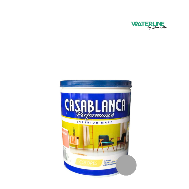 Casablanca Performance Latex Interior Gris x 1 L.