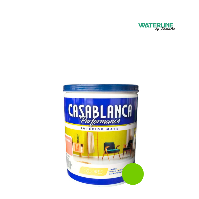 Casablanca Performance Latex Interior Verde Lima x 1 L.