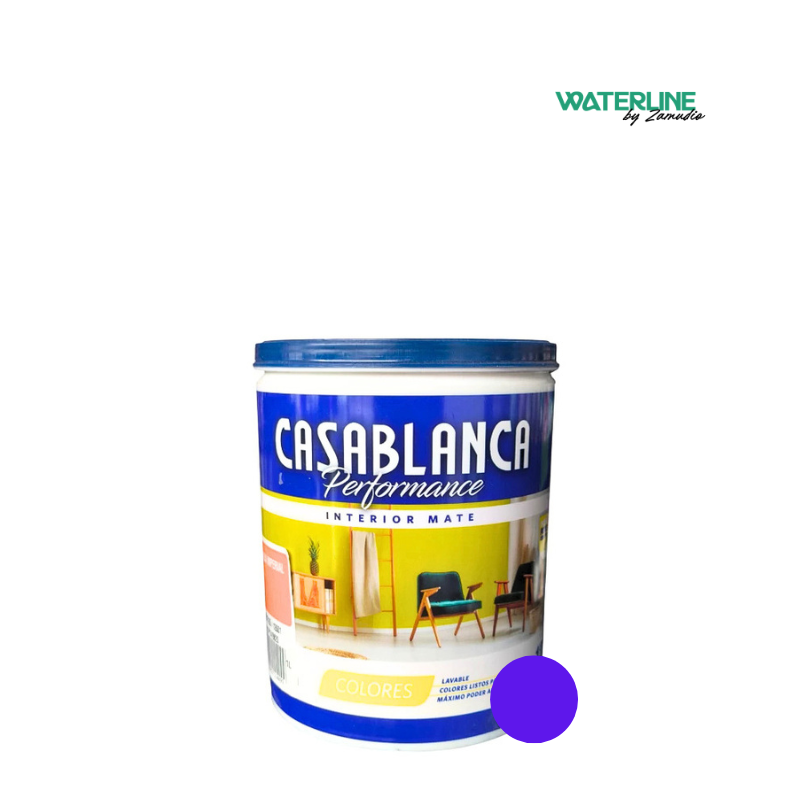 Casablanca Performance Latex Interior Violeta x 1 L.