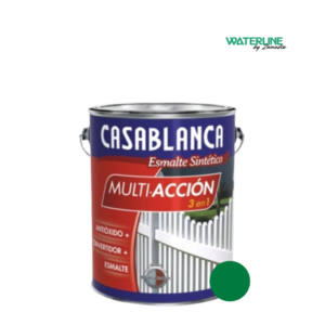 Casablanca Esmalte Sintetico Mult 3 en 1 Brillante Verde Ingles x 0.50 Litros